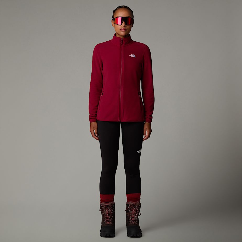 Jaquetas De Lã The North Face 100 Glacier Full-Zip Feminino Vermelhas | NF0A75C1G