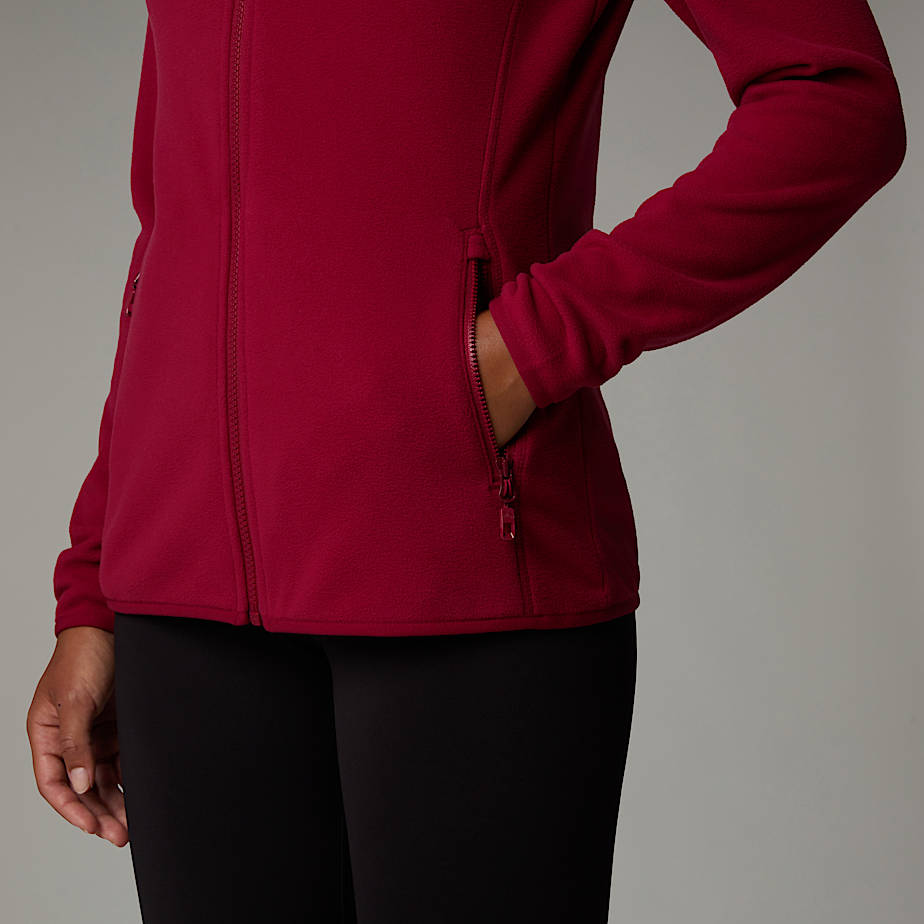 Jaquetas De Lã The North Face 100 Glacier Full-Zip Feminino Vermelhas | NF0A75C1G