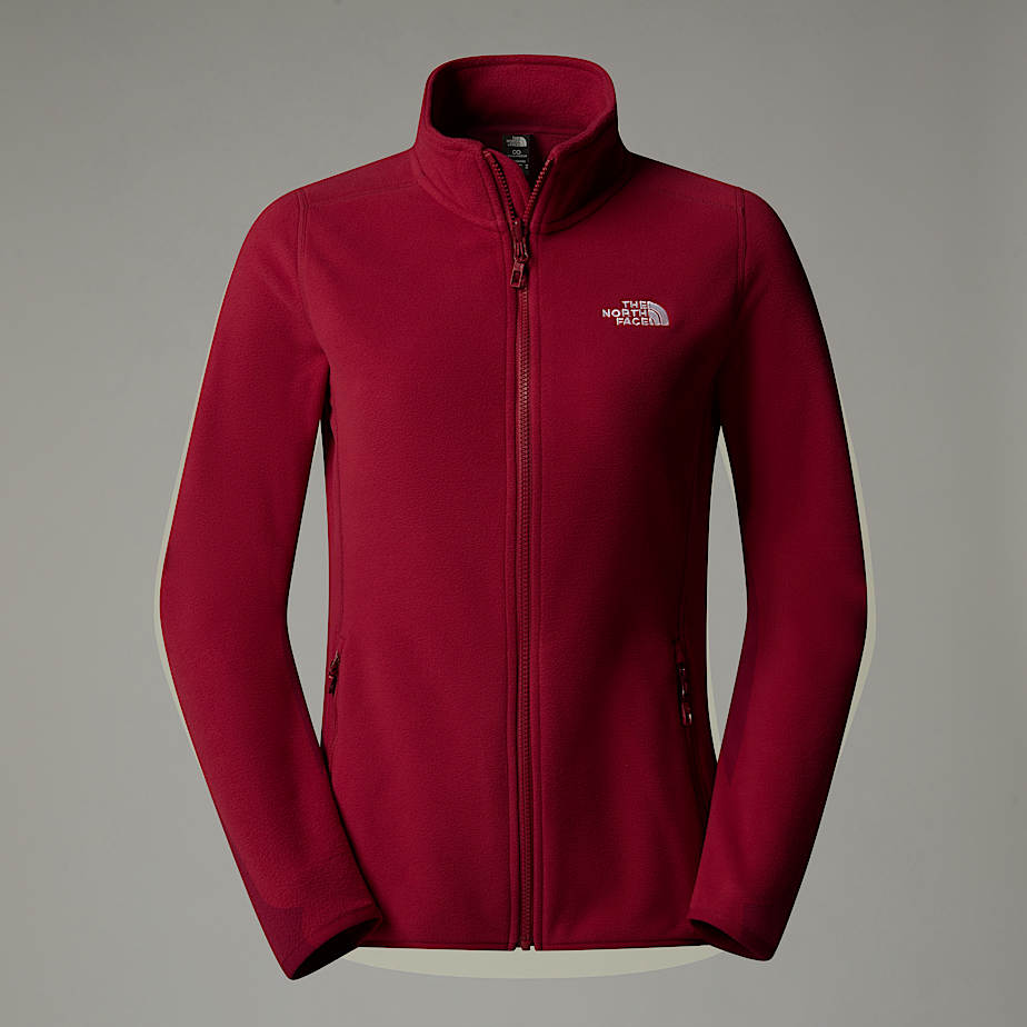 Jaquetas De Lã The North Face 100 Glacier Full-Zip Feminino Vermelhas | NF0A75C1G