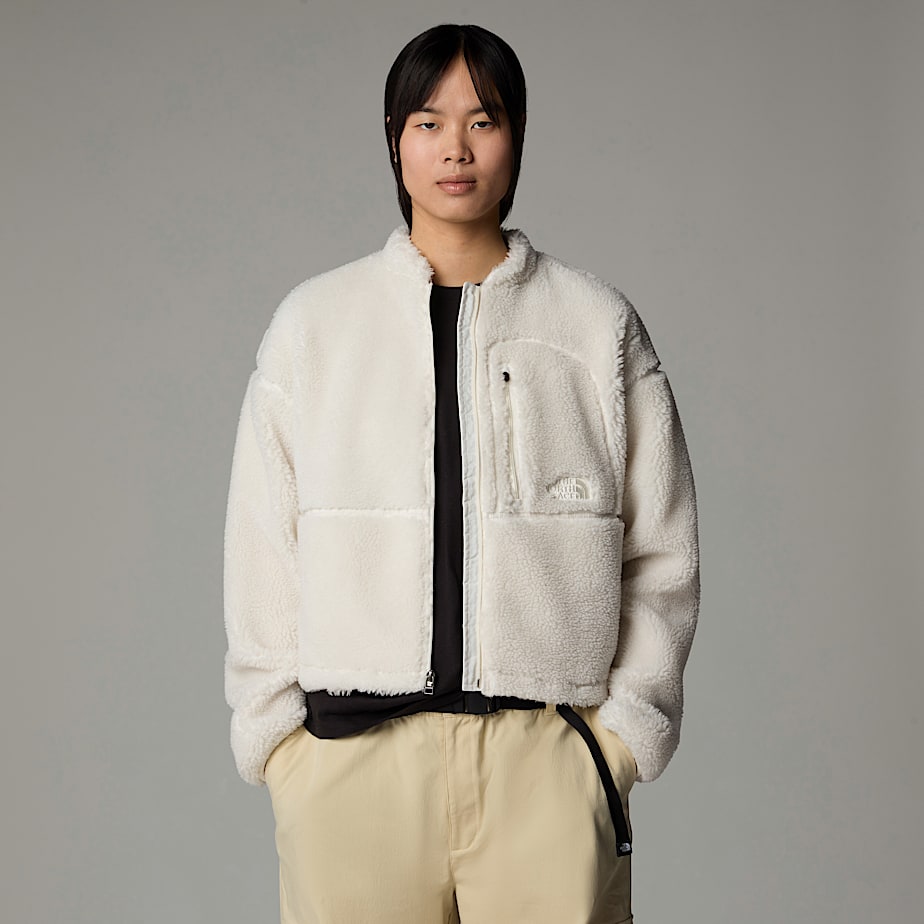 Jaquetas De Lã The North Face Extreme Pile Full-Zip Feminino Branco | NF0A38Z0I