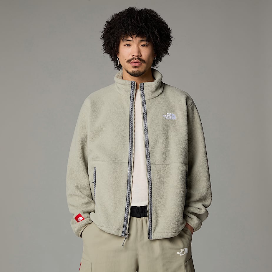 Jaquetas De Lã The North Face Fleeski Full-Zip Masculino Cinzentas | NF0A94W2R