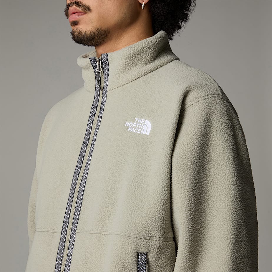 Jaquetas De Lã The North Face Fleeski Full-Zip Masculino Cinzentas | NF0A94W2R