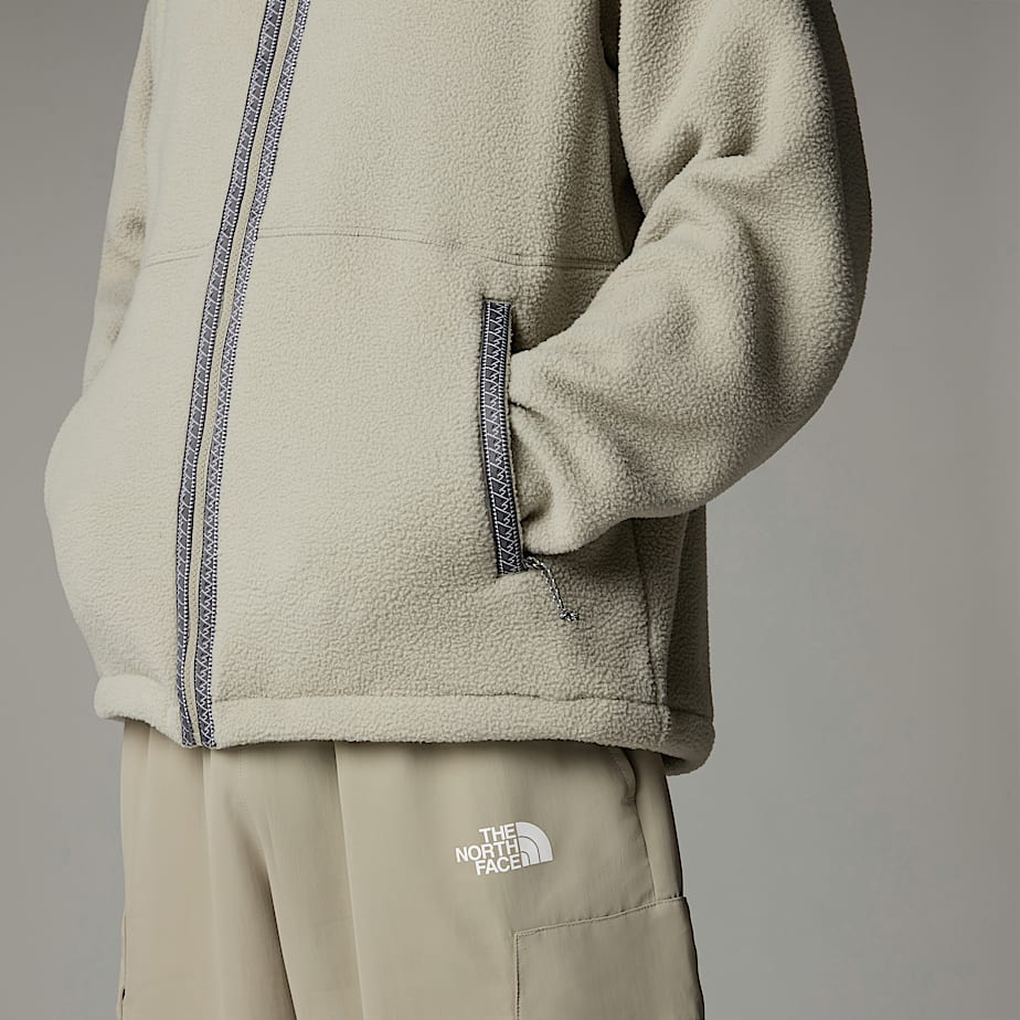 Jaquetas De Lã The North Face Fleeski Full-Zip Masculino Cinzentas | NF0A94W2R