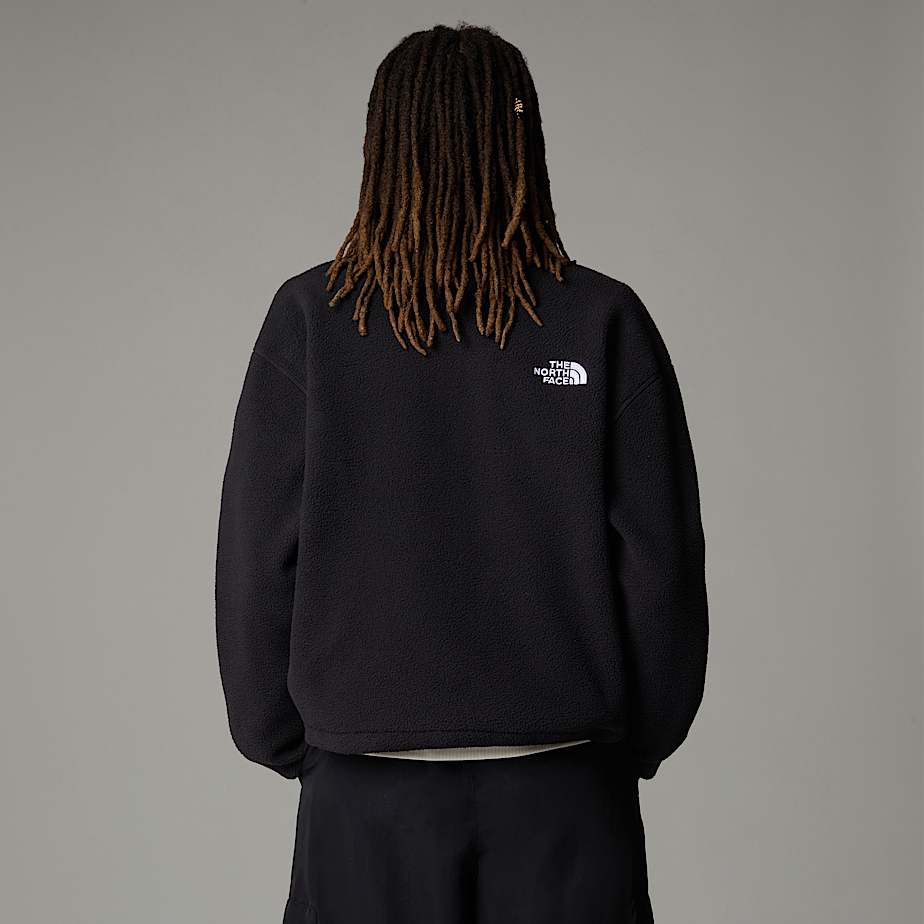 Jaquetas De Lã The North Face Fleeski Full-Zip Feminino Pretas | NF0A06J9K