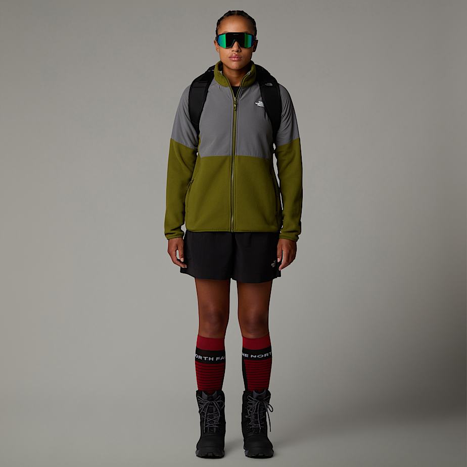 Jaquetas De Lã The North Face Glacier Heavyweight Full-Zip Feminino Verde Oliva | NF0A63Y9D