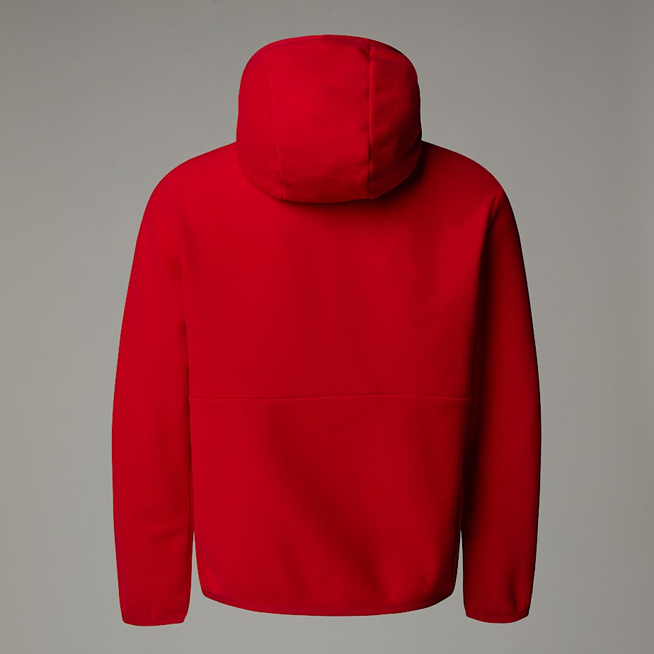 Jaquetas De Lã The North Face Glacier Hooded Criança Vermelhas | NF0A00N9A