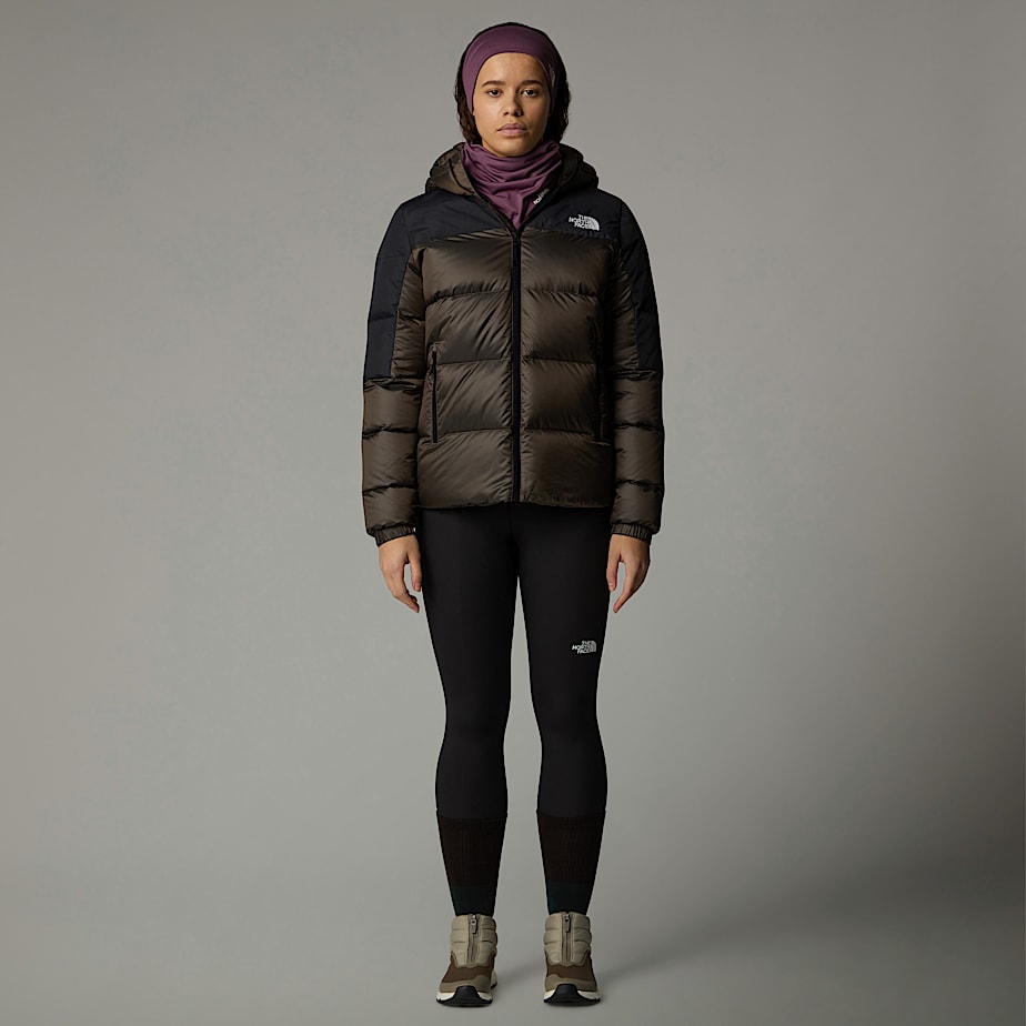 Jaquetas The North Face Diablo Down 2.0 Hooded Feminino Marrom | NF0A51W7U