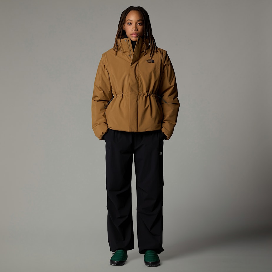 Jaquetas The North Face Padded 2-in-1 Convertible Feminino Marrom | NF0A50B1N