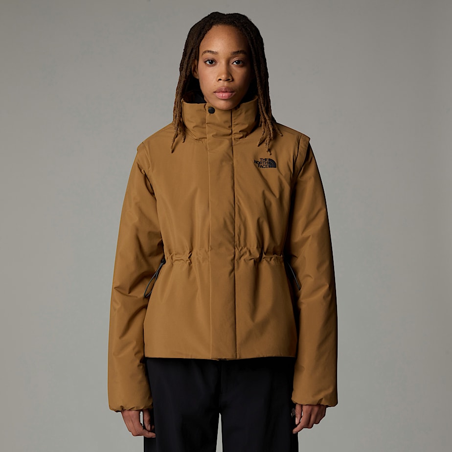 Jaquetas The North Face Padded 2-in-1 Convertible Feminino Marrom | NF0A50B1N