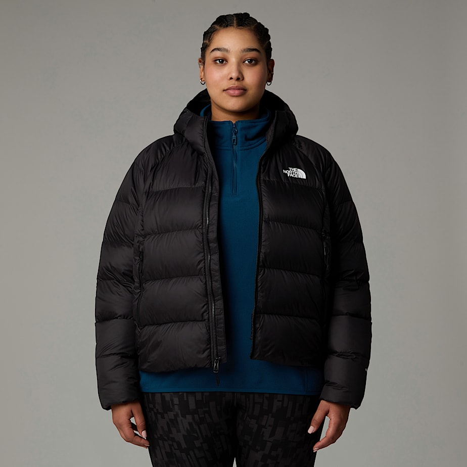 Jaquetas The North Face Plus Size Hyalite Down Hooded Feminino Pretas | NF0A08I8L