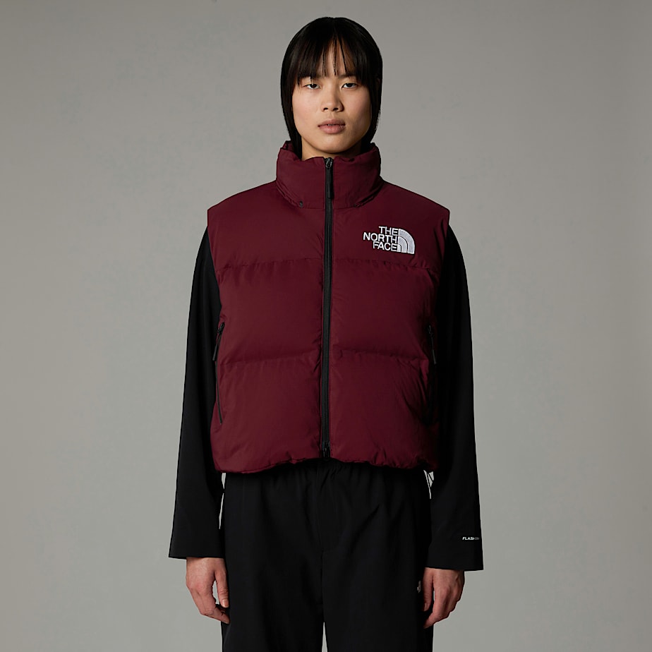 Jaquetas The North Face RMST Convertible Nuptse Feminino Vermelhas | NF0A90P5J