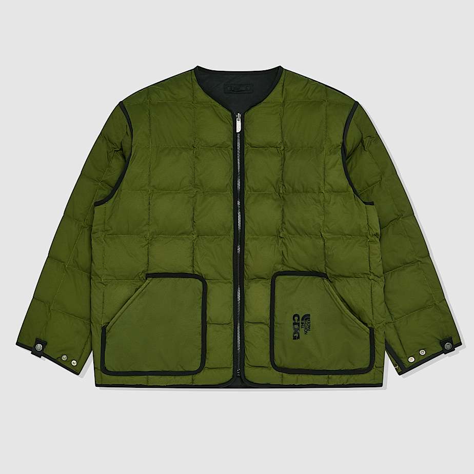 Jaquetas The North Face X CDG Belay Liner Masculino Verdes | NF0A40P7J