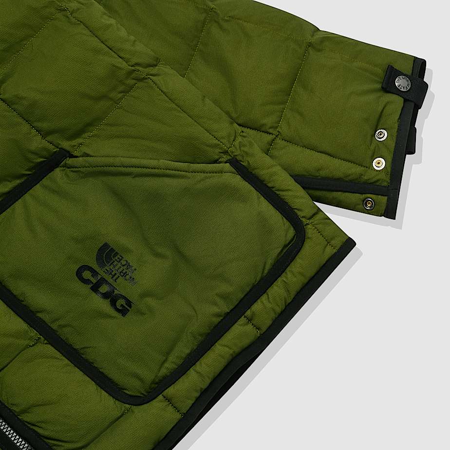 Jaquetas The North Face X CDG Belay Liner Feminino Verdes | NF0A69H3I