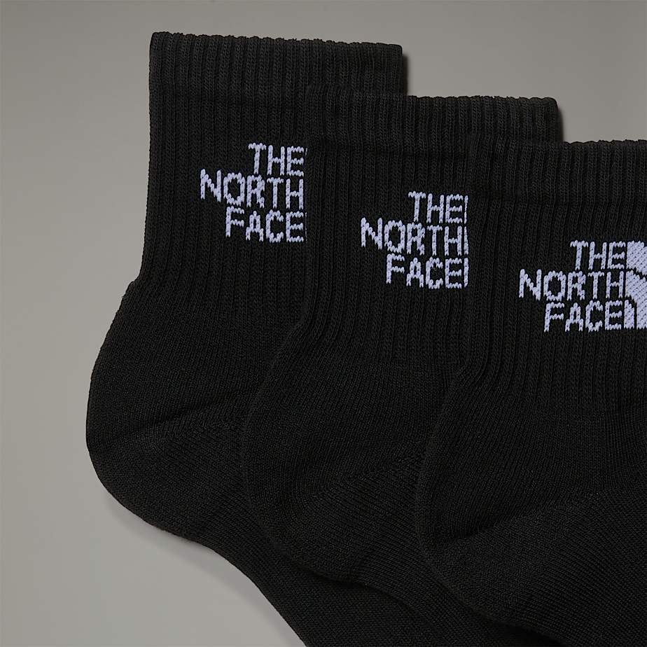 Meias The North Face Multi Sport Cushion 1/4 Feminino Pretas | NF0A41I8T