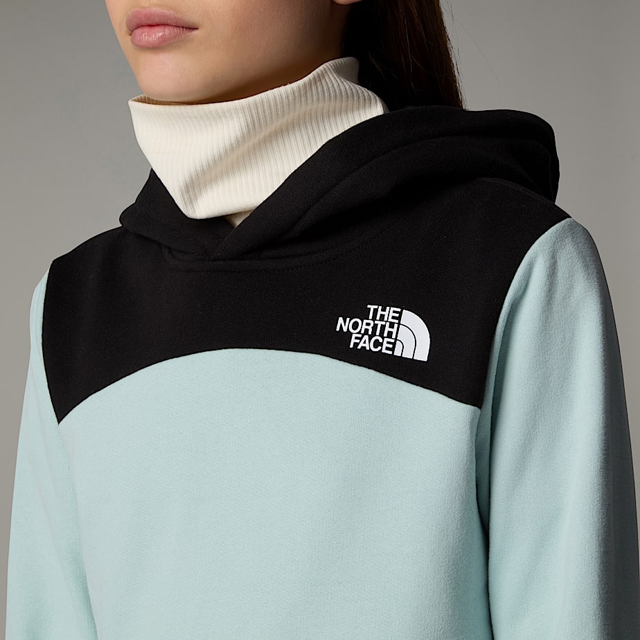 Moletom com Capuz The North Face Back Logo Relaxed Criança Turquesa | NF0A93X4V