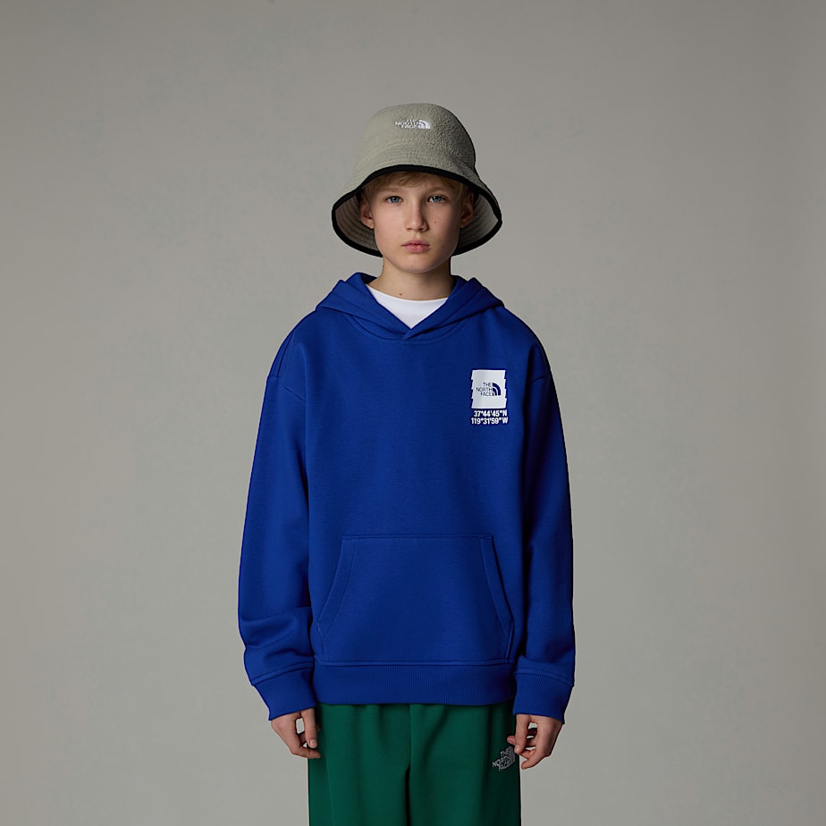 Moletom com Capuz The North Face Coordinates Oversized Graphic Criança Azuis | NF0A34Y8I