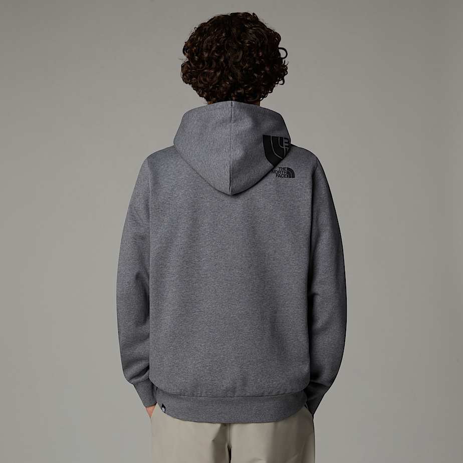 Moletom com Capuz The North Face Logo Pullover Masculino Cinzentas | NF0A15P4L
