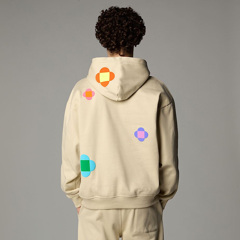 Moletom com Capuz The North Face X Yinka Ilori Let's Blossom Together Masculino Bege | NF0A44W1M
