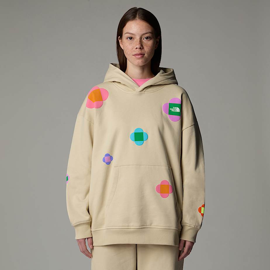Moletom com Capuz The North Face X Yinka Ilori Let's Blossom Together Masculino Bege | NF0A44W1M