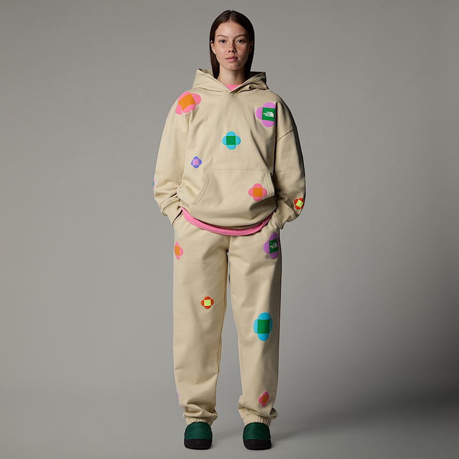 Moletom com Capuz The North Face X Yinka Ilori Let's Blossom Together Masculino Bege | NF0A44W1M