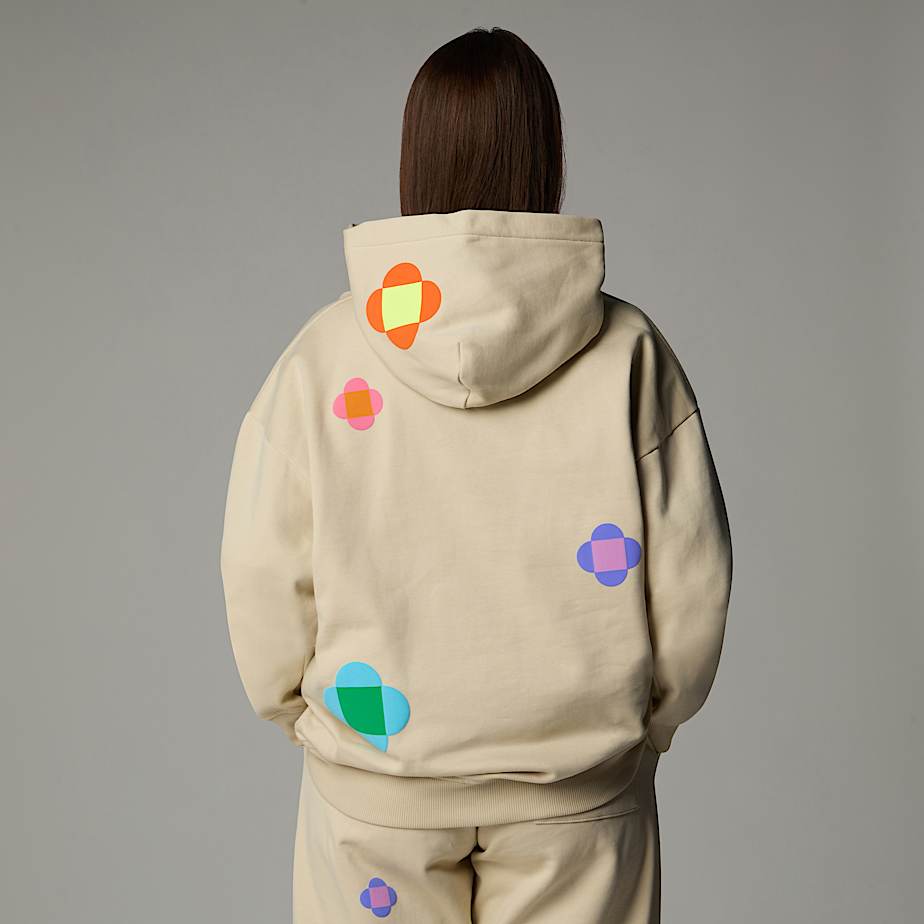 Moletom com Capuz The North Face X Yinka Ilori Let's Blossom Together Masculino Bege | NF0A44W1M