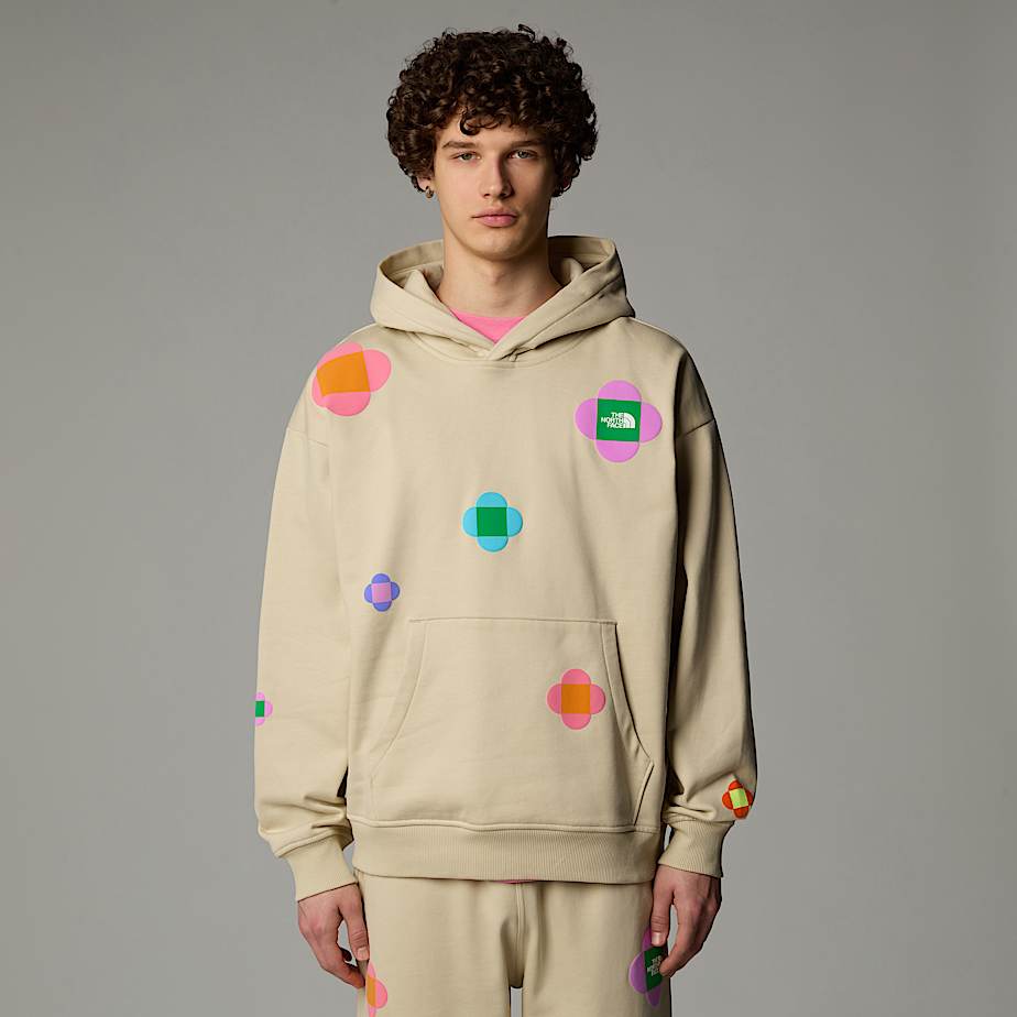 Moletom com Capuz The North Face X Yinka Ilori Let's Blossom Together Masculino Bege | NF0A44W1M
