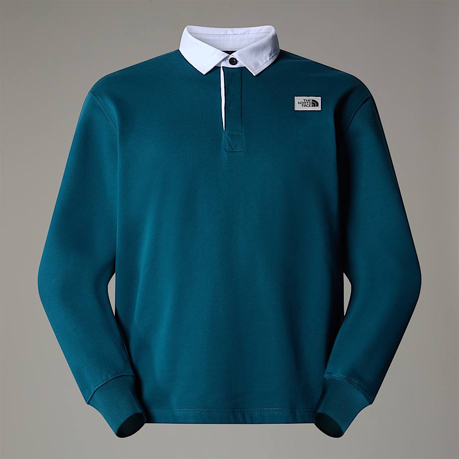 Moletons The North Face Heritage Rugby Masculino Azul Marinho | NF0A22N5V