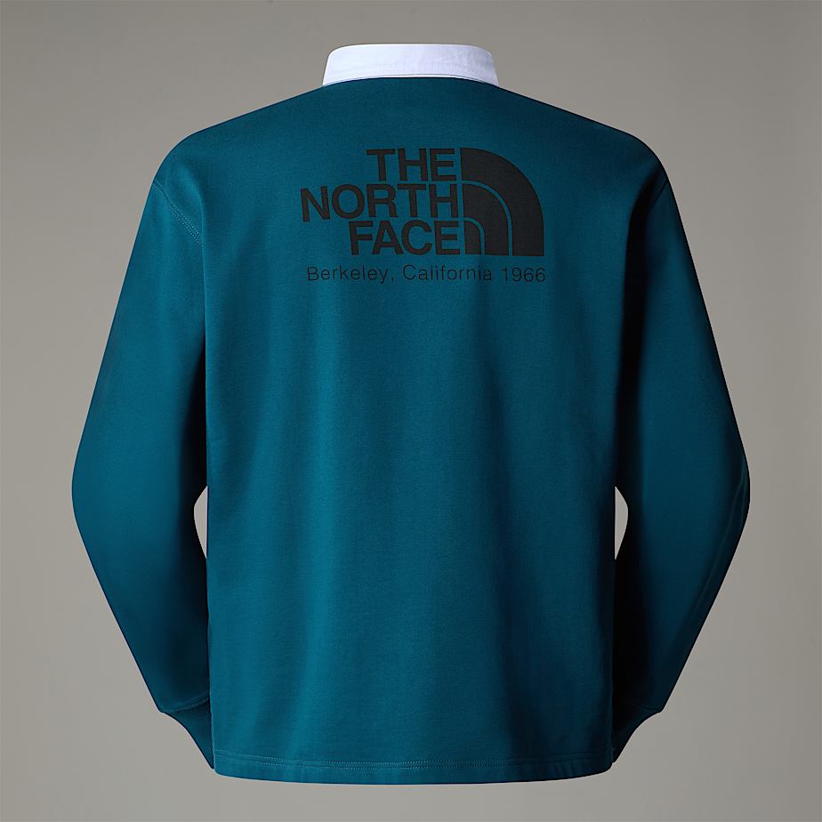 Moletons The North Face Heritage Rugby Masculino Azul Marinho | NF0A22N5V
