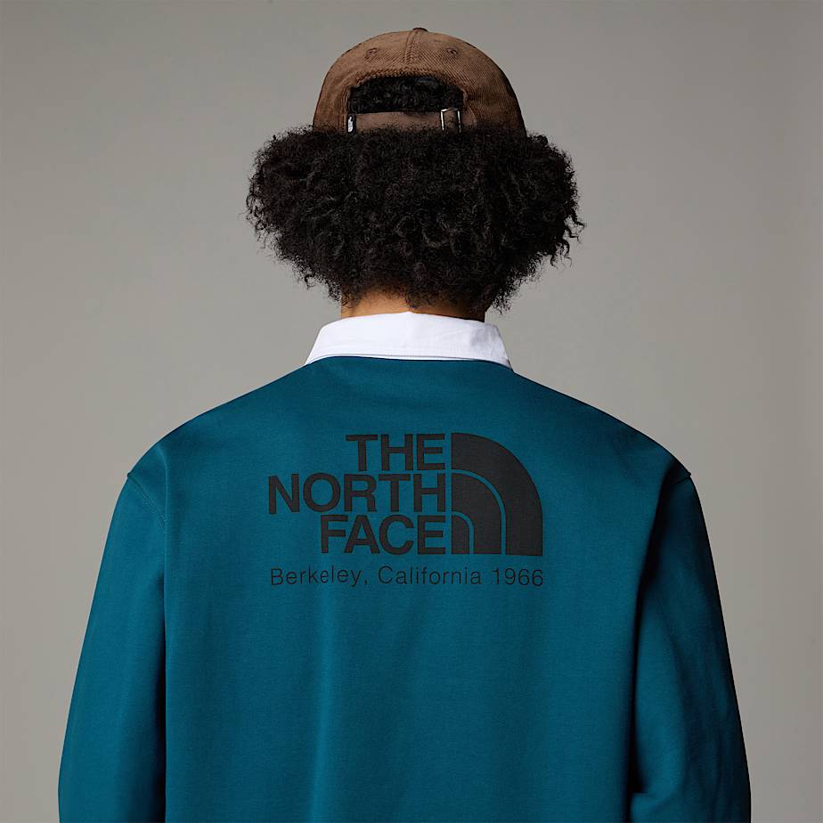 Moletons The North Face Heritage Rugby Masculino Azul Marinho | NF0A22N5V