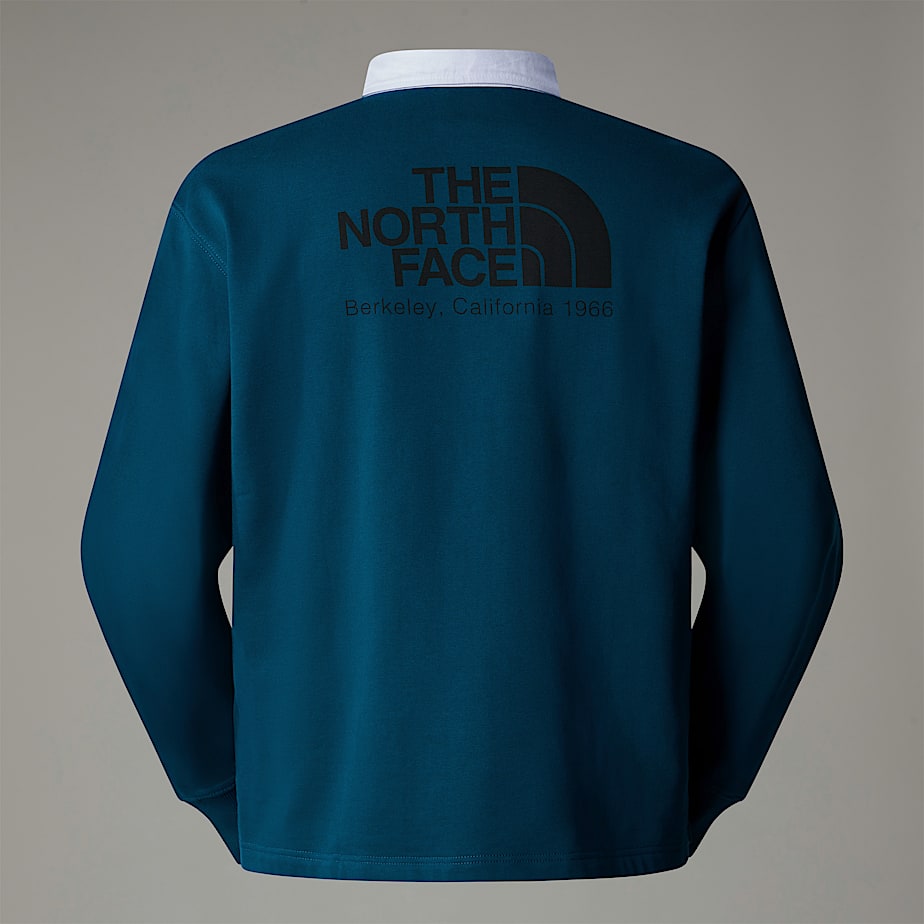 Moletons The North Face Heritage Rugby Masculino Azul Marinho | NF0A22N5V