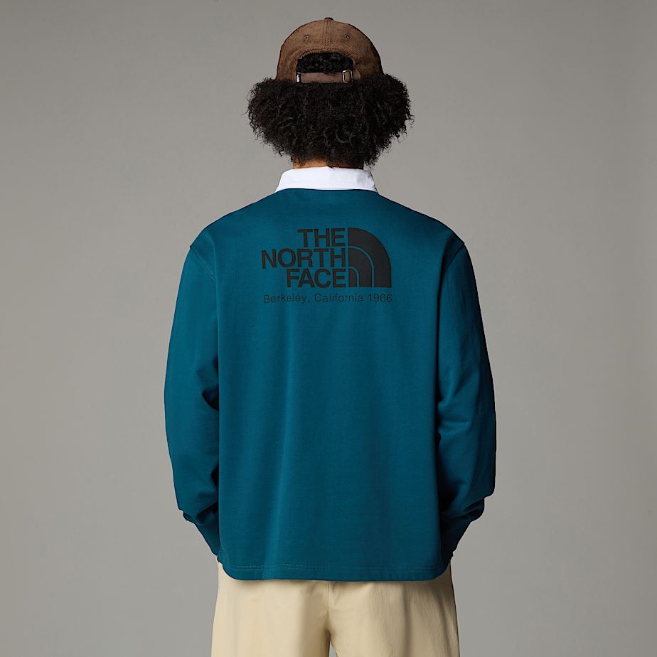 Moletons The North Face Heritage Rugby Masculino Azul Marinho | NF0A22N5V