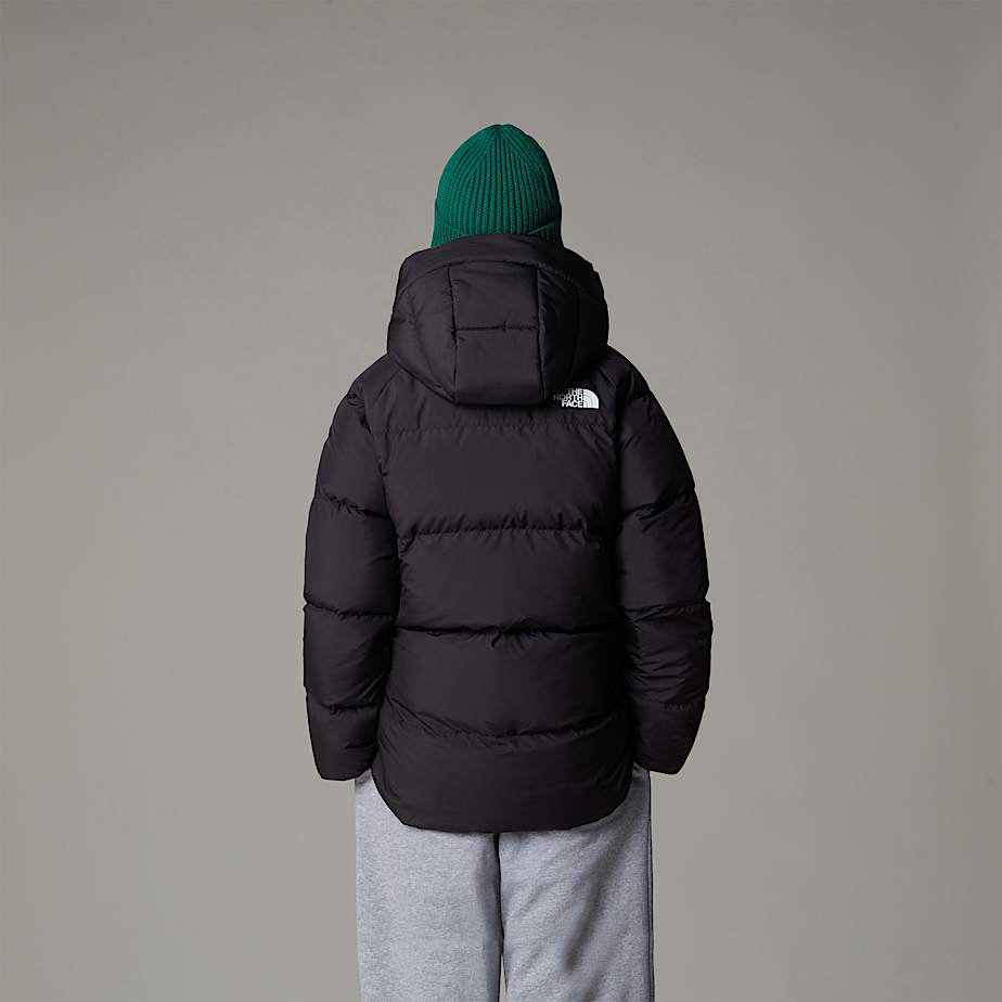 Parka The North Face North Down Fleece-Lined Short Criança Pretas | NF0A72O1J