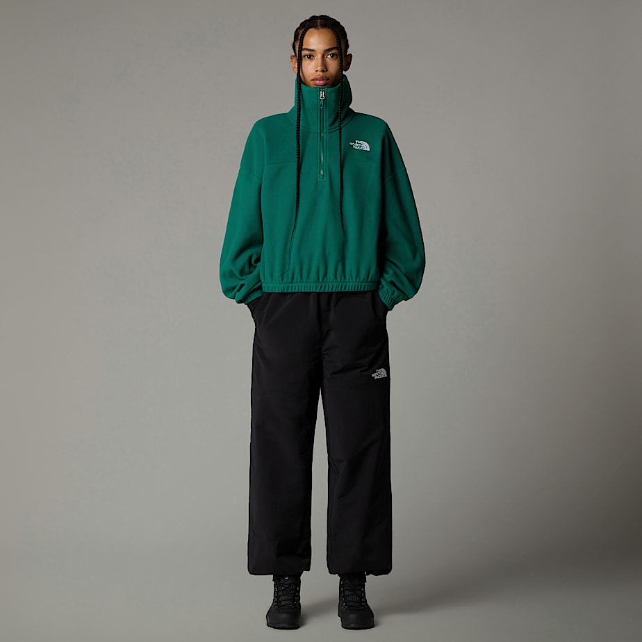Pulôver The North Face 100 Glacier 1/2 Zip Fleece Feminino Verdes | NF0A13N3Q