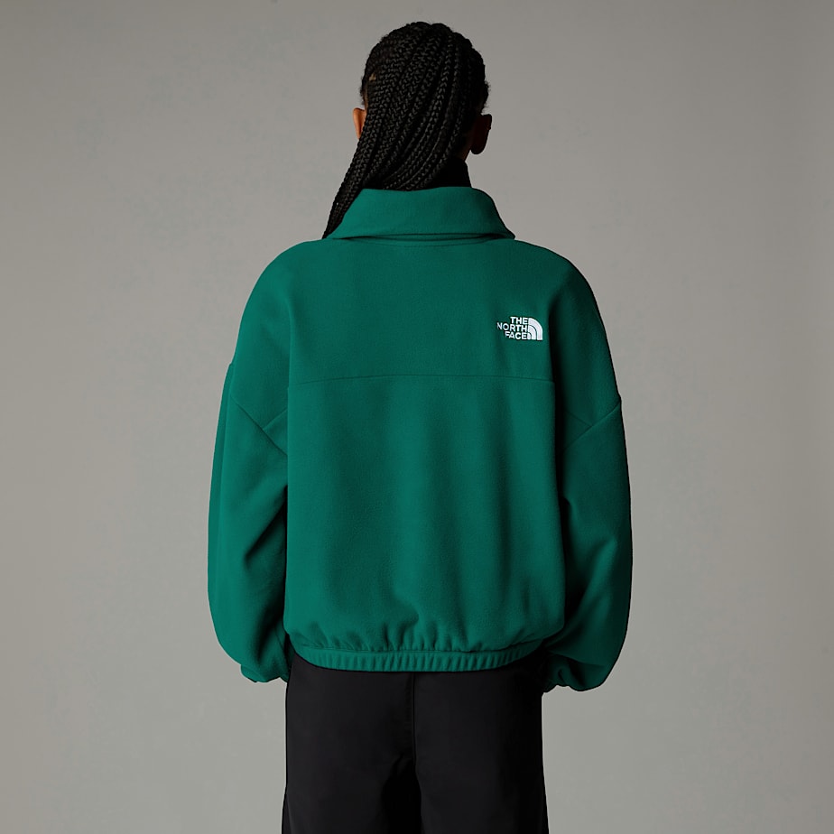 Pulôver The North Face 100 Glacier 1/2 Zip Fleece Feminino Verdes | NF0A13N3Q