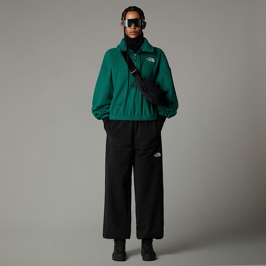 Pulôver The North Face 100 Glacier 1/2 Zip Fleece Feminino Verdes | NF0A13N3Q