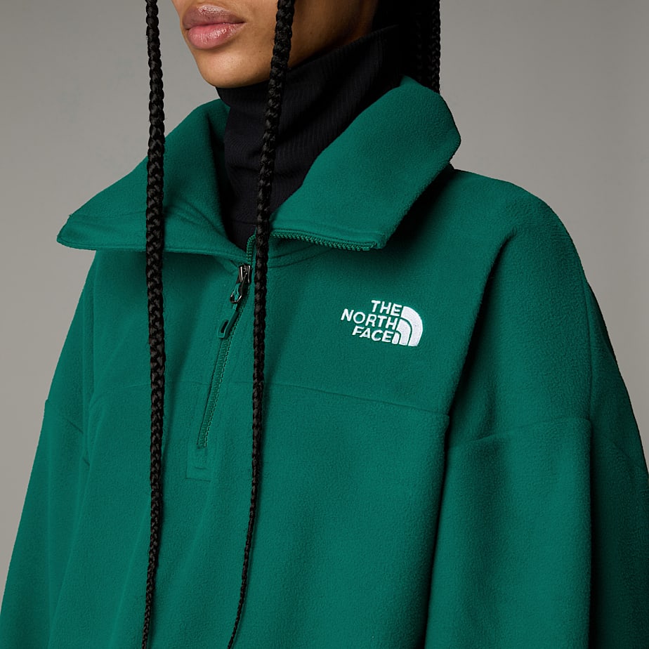 Pulôver The North Face 100 Glacier 1/2 Zip Fleece Feminino Verdes | NF0A13N3Q