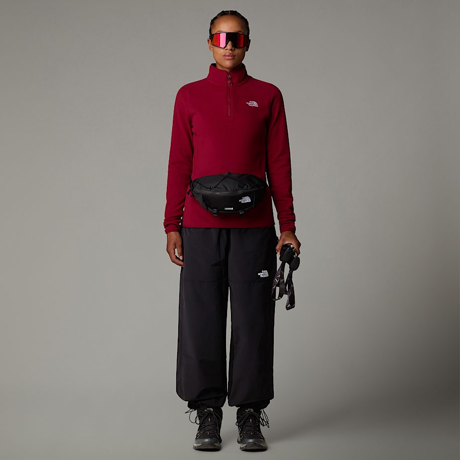Pulôver The North Face 100 Glacier 1/4 Zip Fleece Feminino Vermelhas | NF0A46Y6S