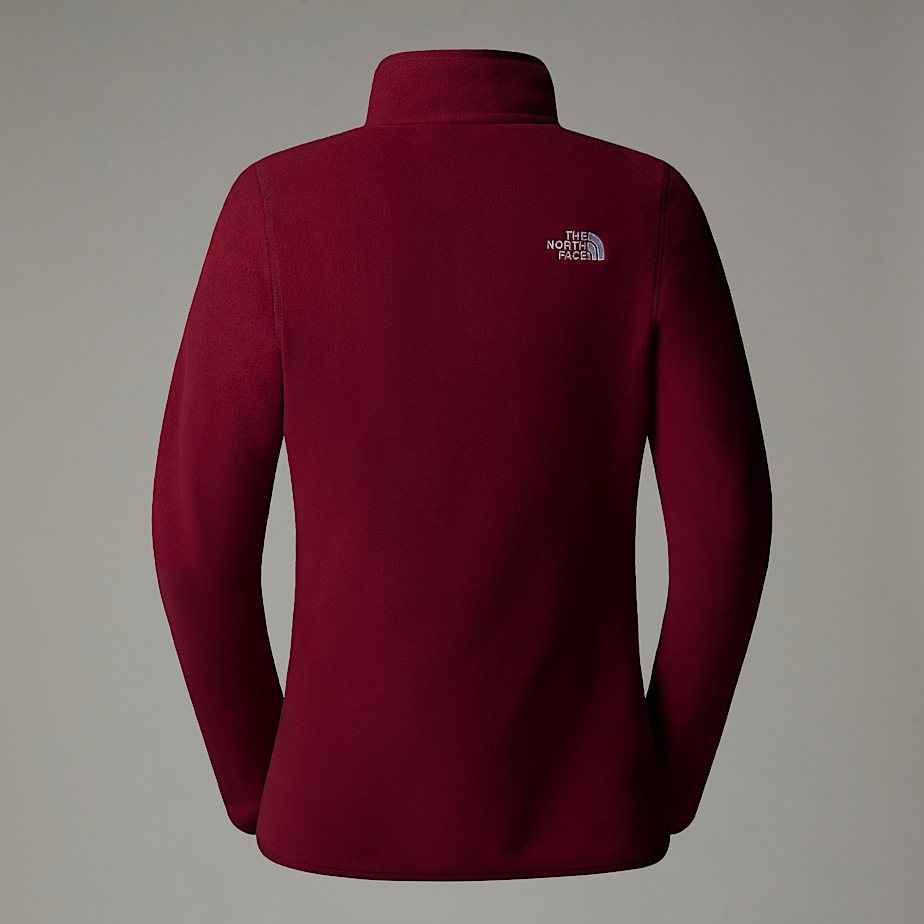 Pulôver The North Face 100 Glacier 1/4 Zip Fleece Feminino Vermelhas | NF0A46Y6S
