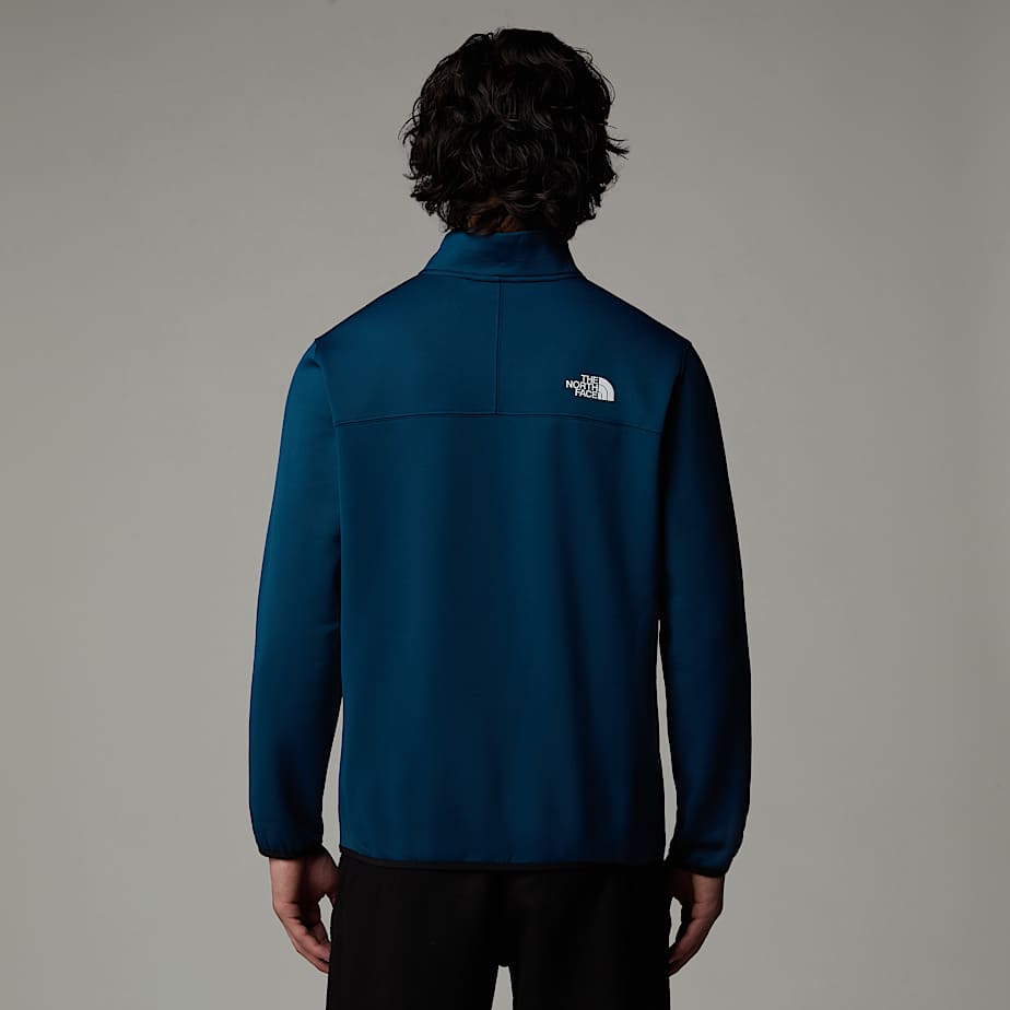 Pulôver The North Face Crest 1/4 Zip Fleece Masculino Azul Marinho | NF0A99N9H
