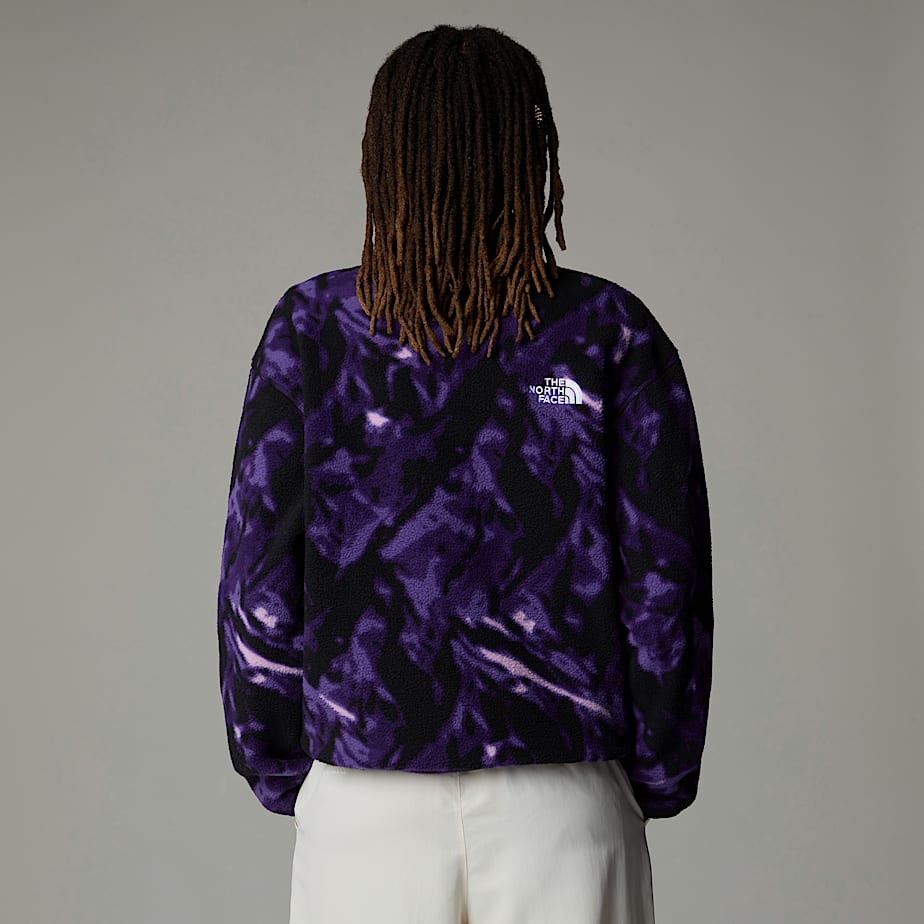 Pulôver The North Face Fleeski 1/4 Zip Fleece Feminino Roxo | NF0A52H0F