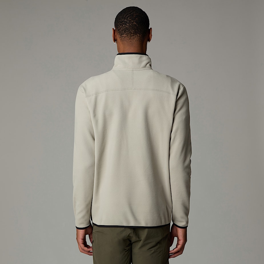 Pulôver The North Face Glacier 1/4 Zip Fleece Masculino Cinzentas | NF0A37X6N