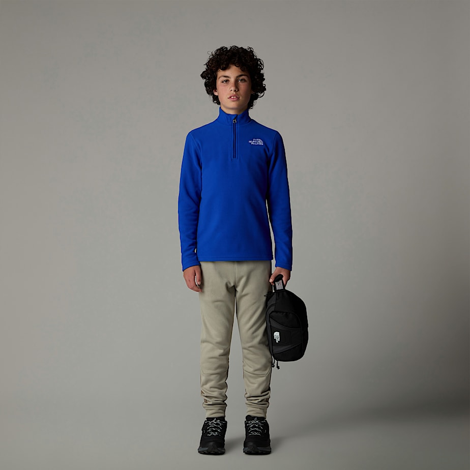 Pulôver The North Face Glacier 1/4 Zip Fleece Criança Azuis | NF0A85J4O