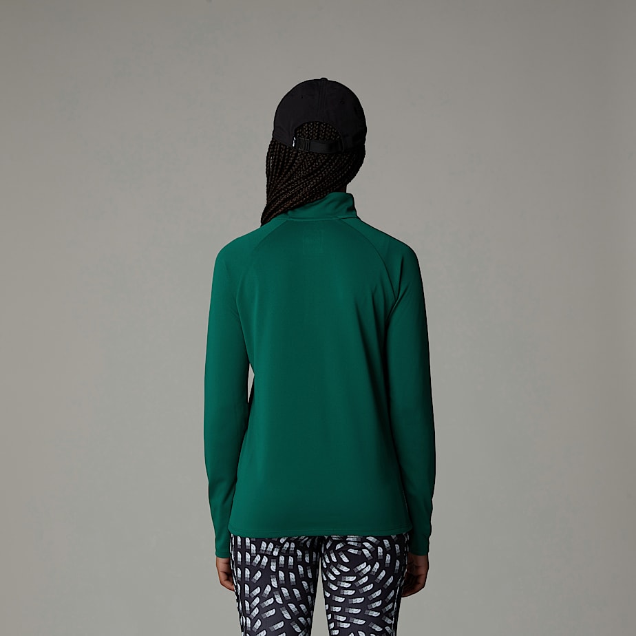 Pulôver The North Face Never Stop 1/4 Zip Long-Sleeve Top Criança Verdes | NF0A62Y1Z