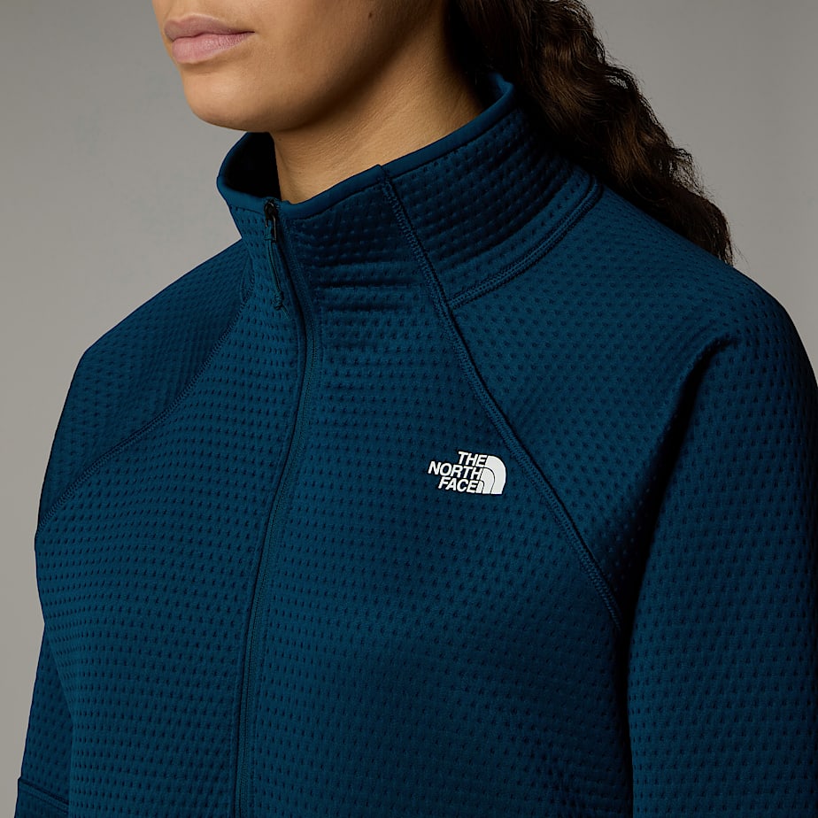Pulôver The North Face Vertical Thermal 1/4 Zip Fleece Feminino Azul Marinho | NF0A10Y6D