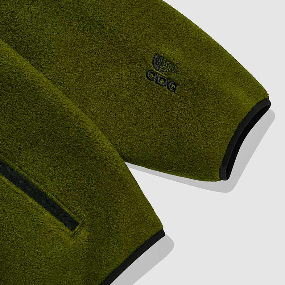 Pulôver The North Face X CDG North Dome Fleece Masculino Verdes | NF0A77K2Z