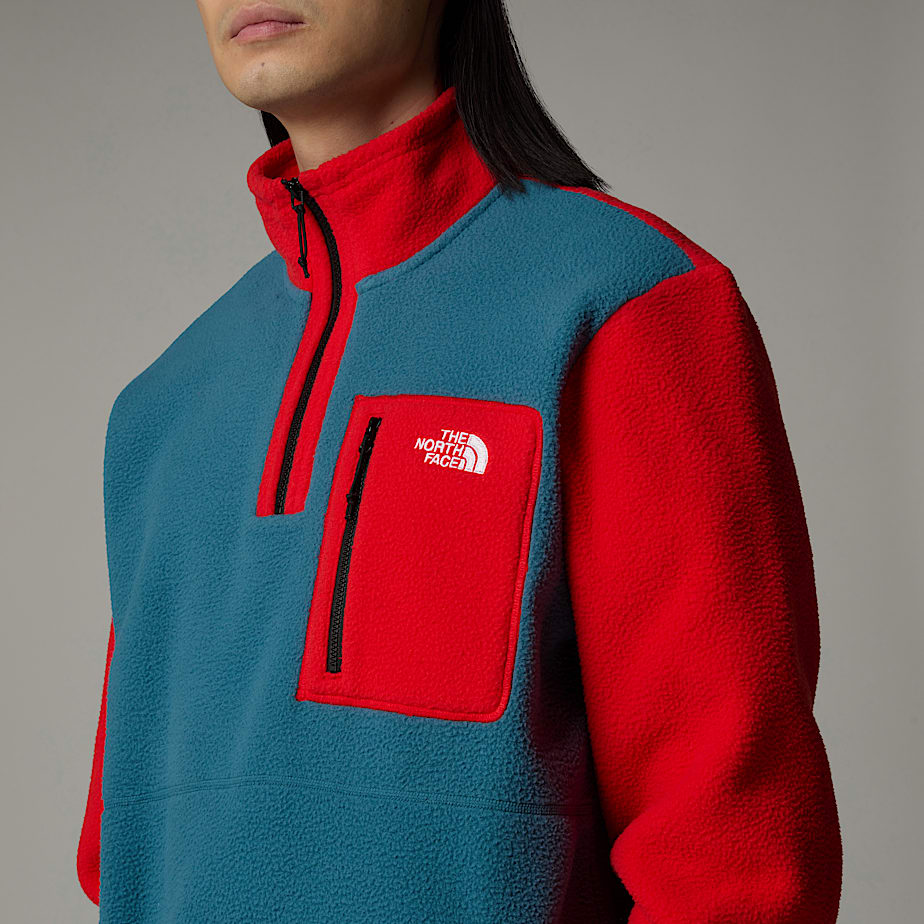 Pulôver The North Face Yumiori 1/4 Zip Fleece Jacket Masculino Azuis | NF0A11S0Y