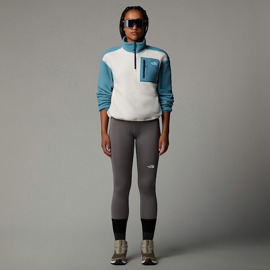 Pulôver The North Face Yumiori 1/4 Zip Fleece Jacket Feminino Azuis | NF0A39B5Q