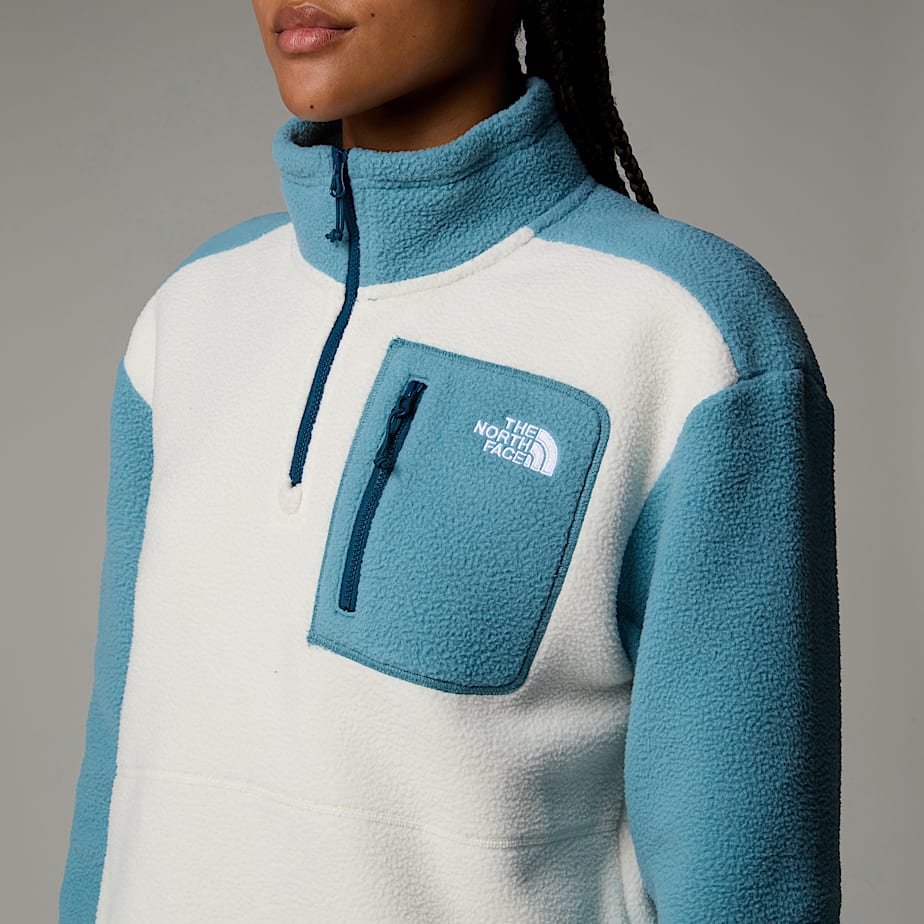 Pulôver The North Face Yumiori 1/4 Zip Fleece Jacket Feminino Azuis | NF0A39B5Q