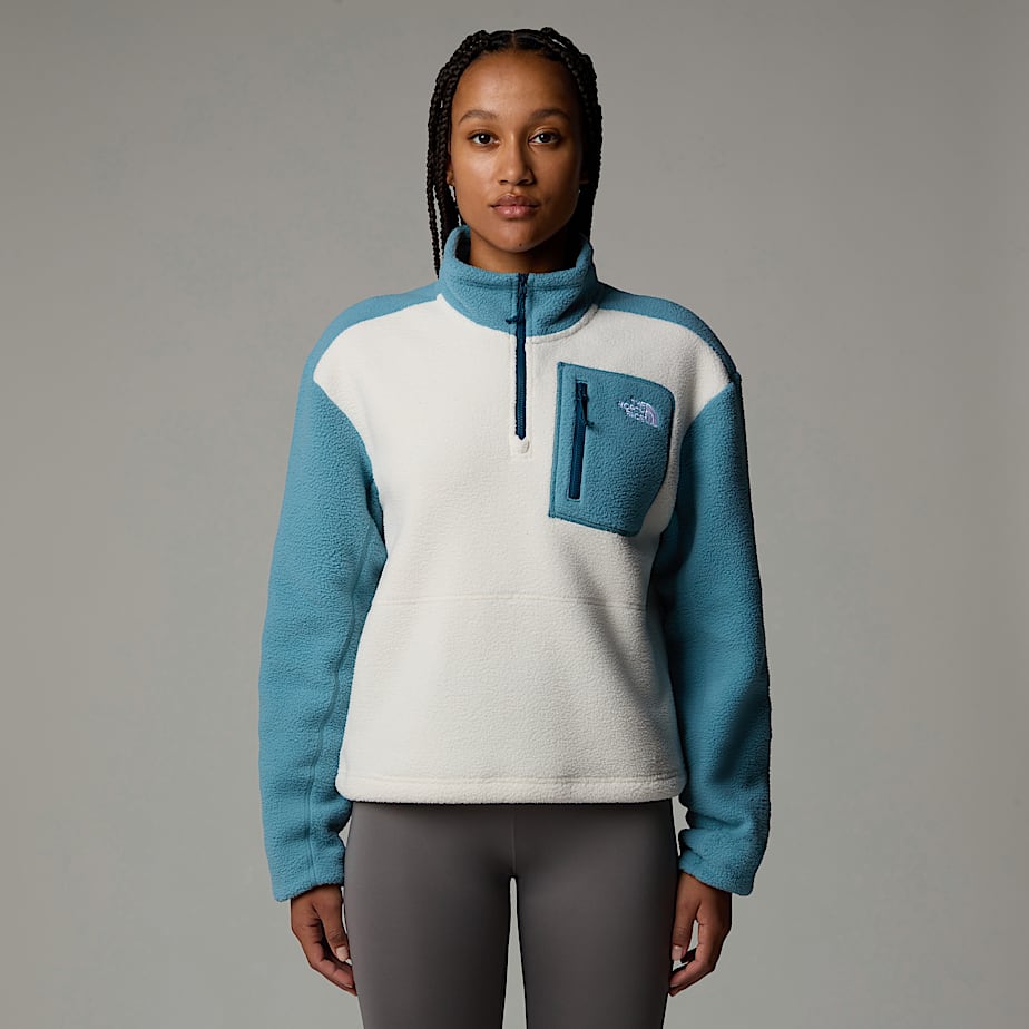 Pulôver The North Face Yumiori 1/4 Zip Fleece Jacket Feminino Azuis | NF0A39B5Q