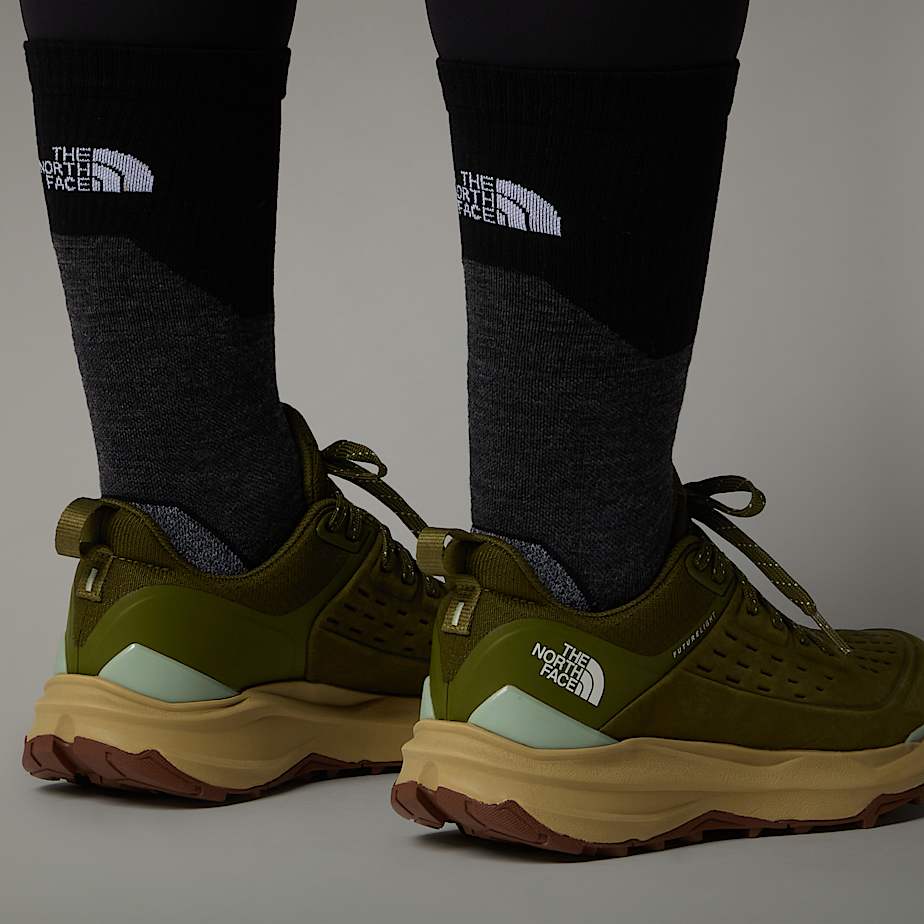 Tenis Caminhada The North Face VECTIV™ Exploris II Leather Feminino Verde Oliva | NF0A60Z5M